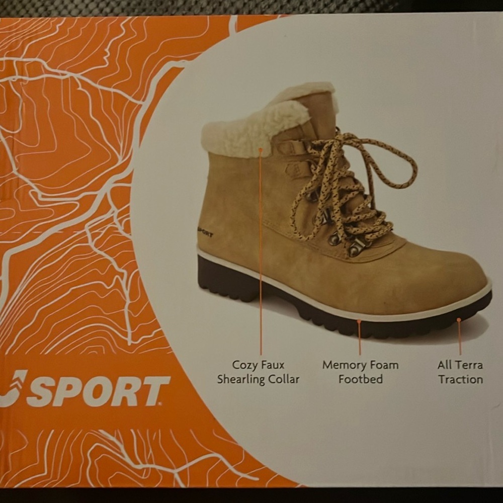 NIB J Sport Bluestone Tan Boot Sz 9